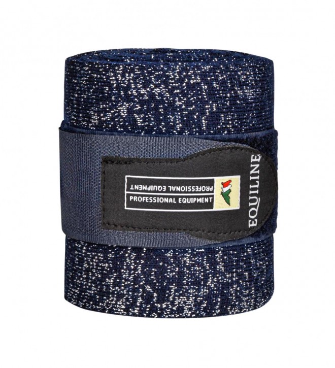 Equiline Bandagen Glitter navy Full
