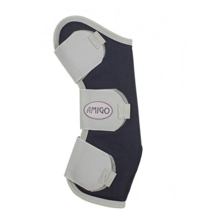 Horseware Amigo Transport Gamaschen Navy/Silber 4-er Set Full