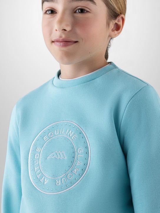 Equiline Mädchen Sweatshirt Goryk Schwarz 8