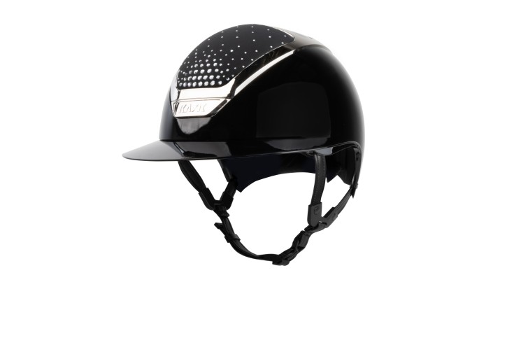 Kask Star Lady Pure Shine Black Crystals Passage Crystal Shade 55