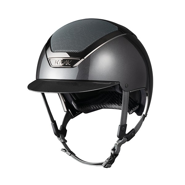 Kask Reithelm Dogma Pure Shine Chrome grau