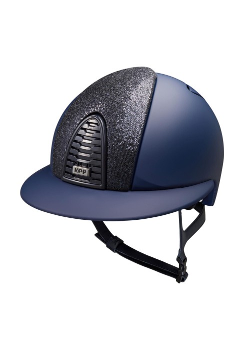 KEP Reithelm Cromo 2.0 m. Inlay matt Inserto Glitter Polo blau