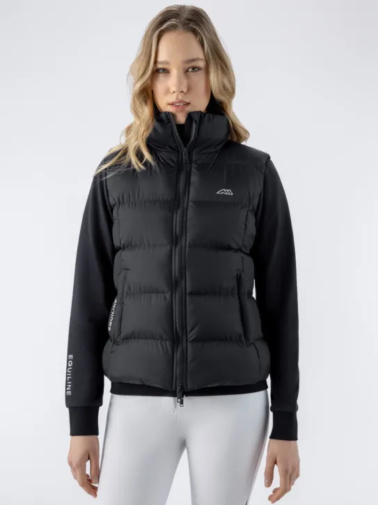 Equiline Damen Steppweste Vartek schwarz