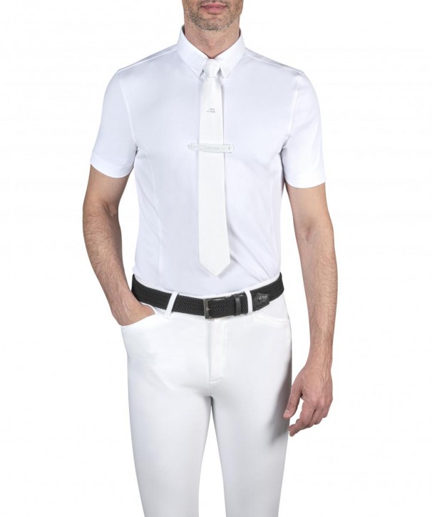 Equiline Herren Turnierpoloshirt Victork weiß