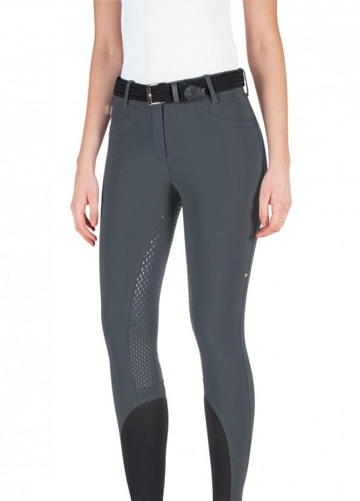 Equiline Damen Vollgrip Reithose Adellek dunkelgrau