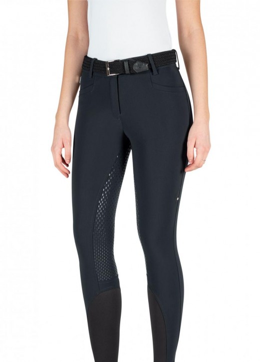 Equiline Damen Vollgrip Reithose Adellek schwarz 34 (IT 38)