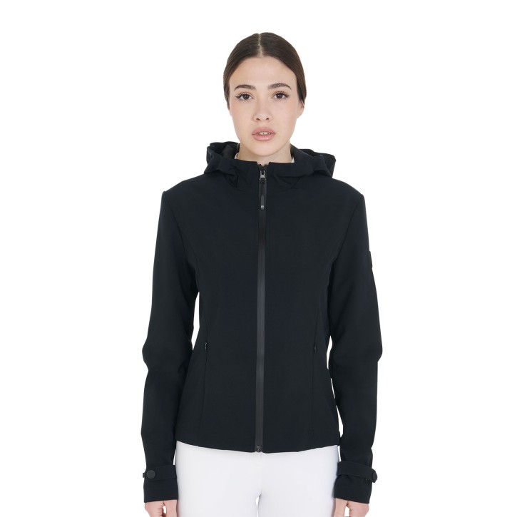 Equestro Damen Softshelljacke slim fit - schwarz
