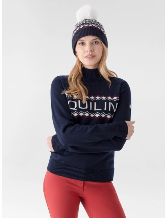 Equiline Winter-Damenpullover Rudy blau