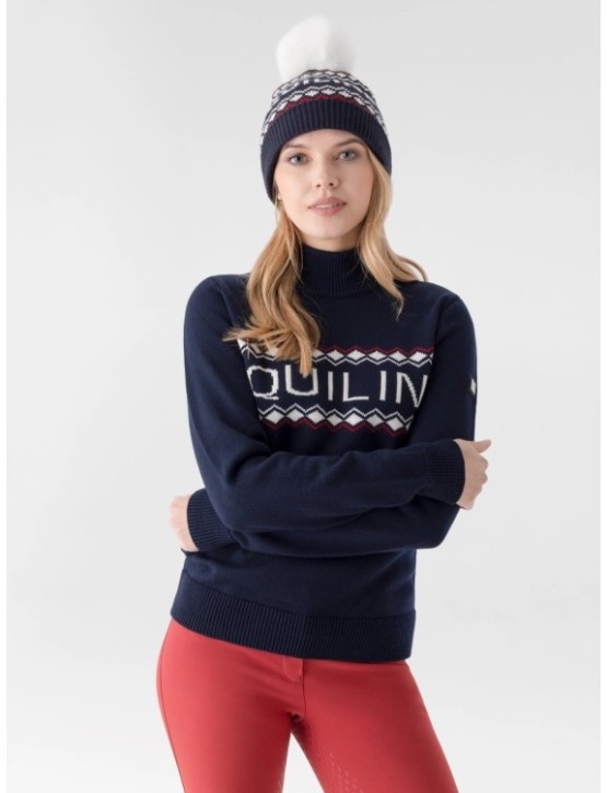 Equiline Winter-Damenpullover Rudy blau XS