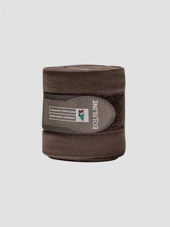 Equiline Polo Fleecebandagen braun Full