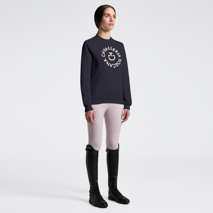 Cavalleria Toscana Damen Sweatshirt Charcoal