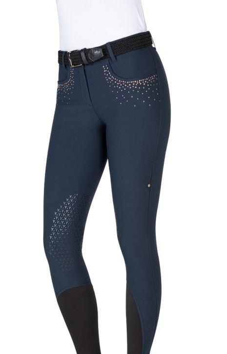 Equiline Kniegrip Damen Reithose GULUG navy