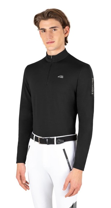 Equiline Herren Trainingsshirt CESKO schwarz