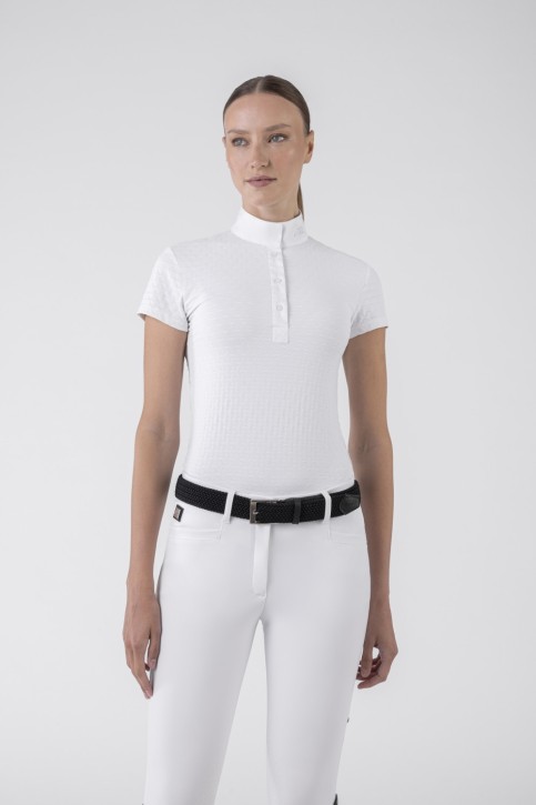 Equiline Damen Turnierpoloshirt Camberk weiß