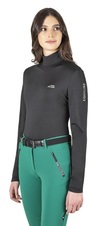 Equiline Damen Trainingsshirt Funktionsshirt COLATEC Schwarz
