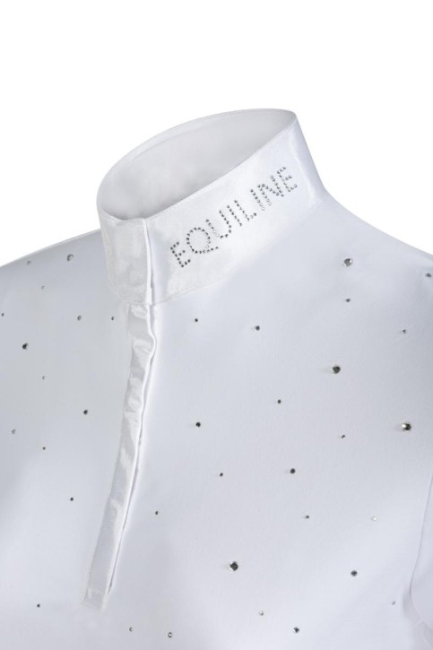 Equiline Damen Turniershirt Langarm GUERDAG weiß