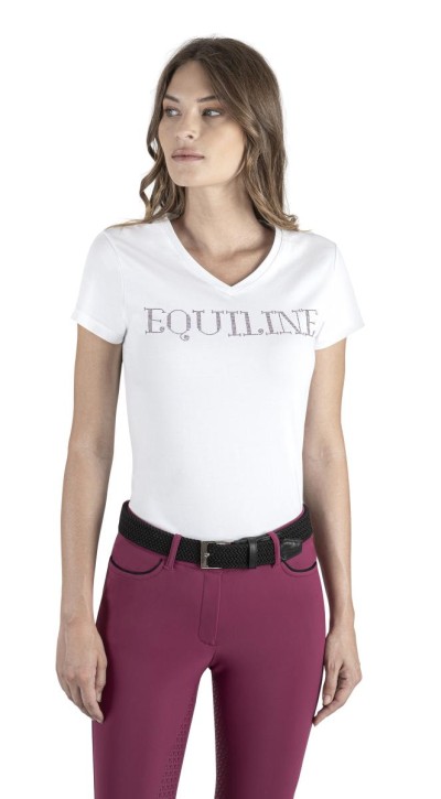 Equiline Damen T-Shirt Gigerg weiß/violett