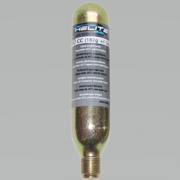 Helite CO2 Austausch Patrone 60cc für S bis L + Langgrößen