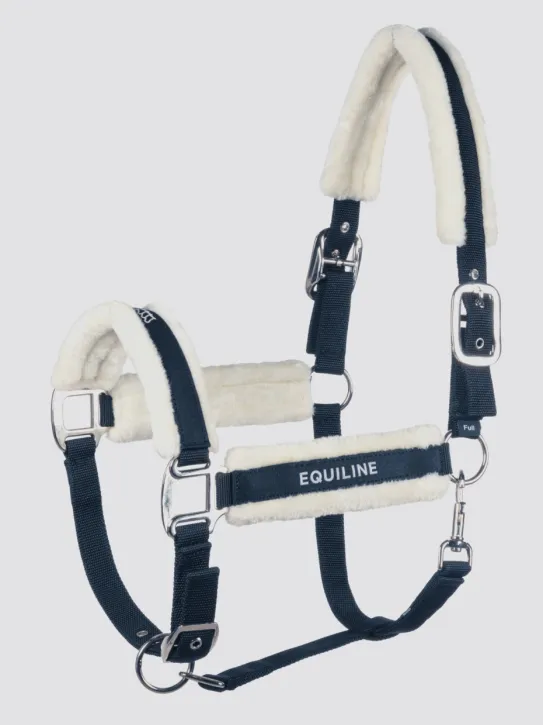 Equiline Halfter Tamir mit Lammfell Blau