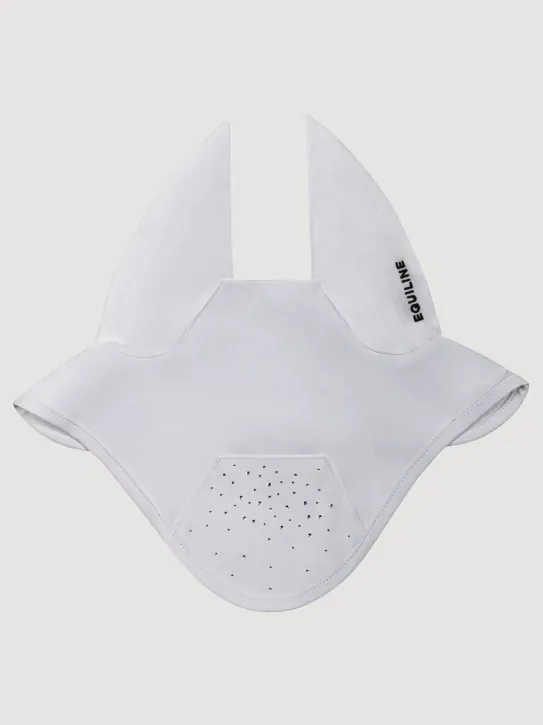 Equiline Fliegenhaube EQAlmond Strass Weiß