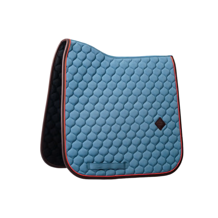 Kentucky Schabracke Onion Quilt Leder Neon Dressur Hellblau