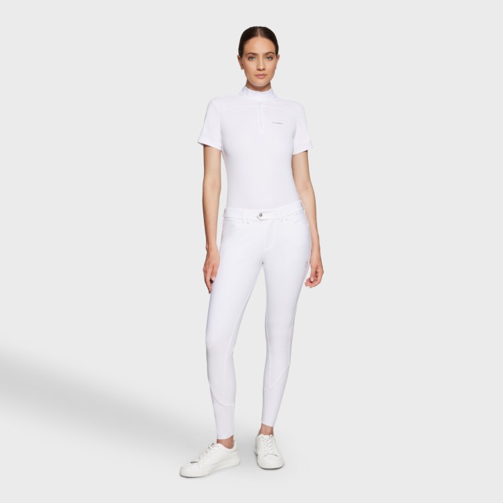 Samshield Damen Kniegrip Reithose Mathilde Weiß
