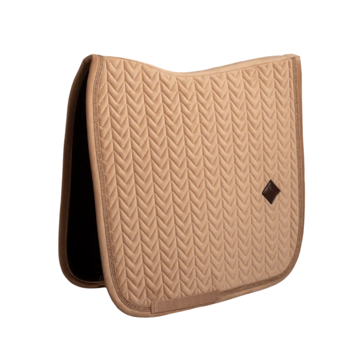 Kentucky Schabracke VELVET Mini Pearls Dressur Beige