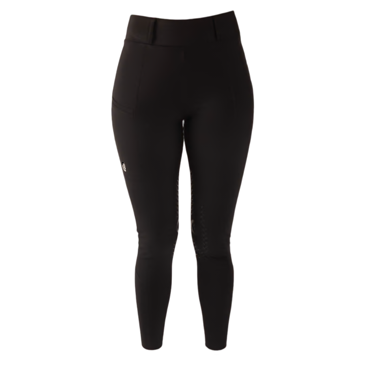 Kentucky Reitleggings Kniegrip Schwarz