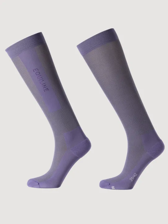 Equiline Damen Reitsocken EQGlino Aubergine 39/42