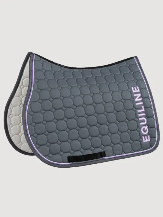 Equiline Dressur Schabracke EQCarre Grau/Lila