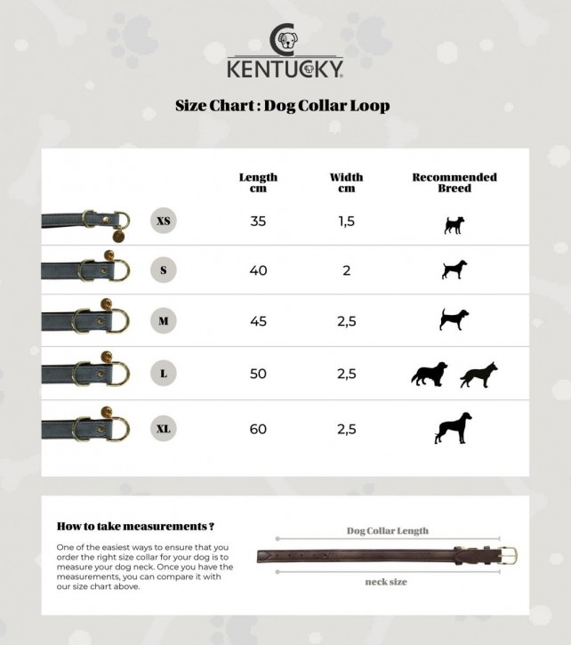 Kentucky Hundehalsband Loop XS