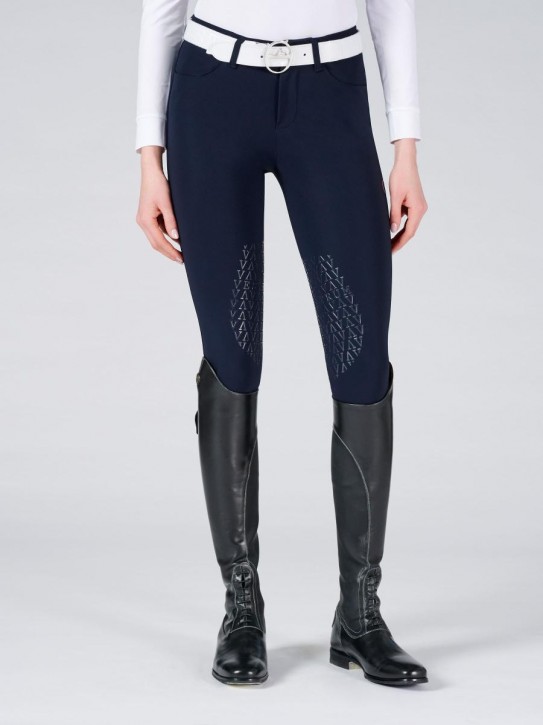 Vestrum Damen Reithose Lazise Kniegrip Navy 42 (it 46)