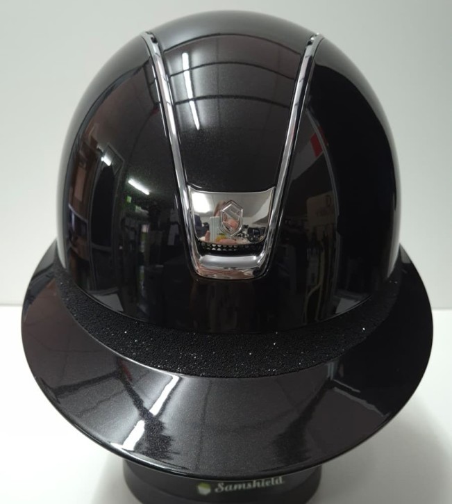 Samshield Miss Shield Shadowglossy 2.0 schwarz Konfig. Crystal Fabric Frontal Band
