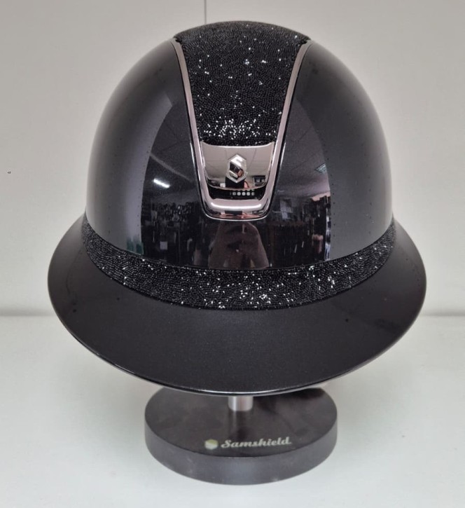 Samshield Reithelm Miss Shadowglossy 2.0 Ultra Fine Rocks schwarz - Konfiguration