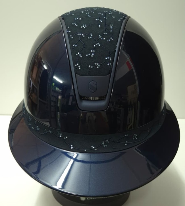 Samshield Miss Shield Shadowglossy 2.0 blau Konfiguration Crystal leaf Top & Front