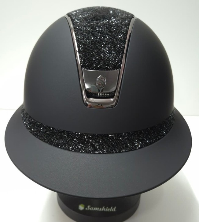 Samshield Reithelm Miss Shadowmatt 2.0 Ultra Fine Rocks schwarz - Konfiguration