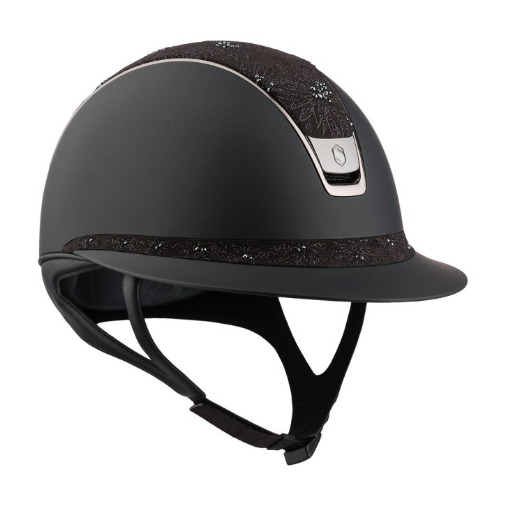 Samshield Miss Shield Shadowmatt 2.0 schwarz Konfiguration Top und Frontal Band Spring Flower