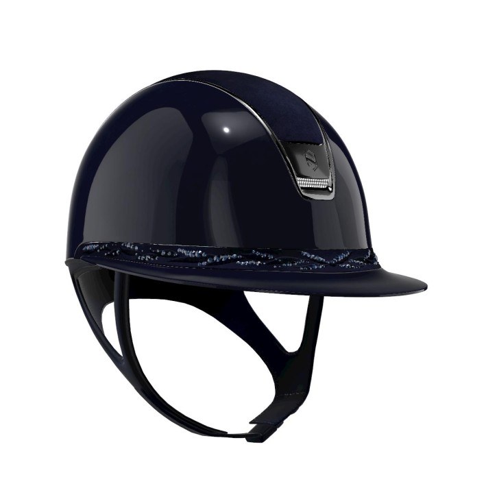 Samshield Miss Shield Shadowglossy 2.0 blau Konfiguration Front Band flower swarovski Alc. Top 61 L