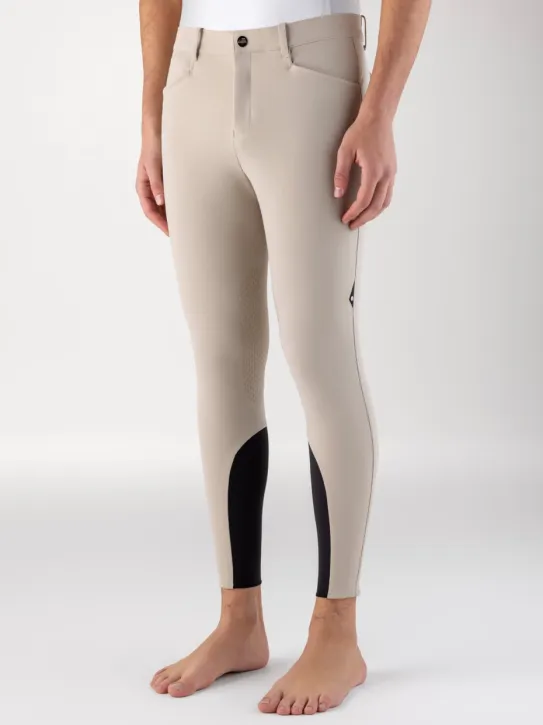 Equiline Herren Reithose Kniegrip Albertk Beige