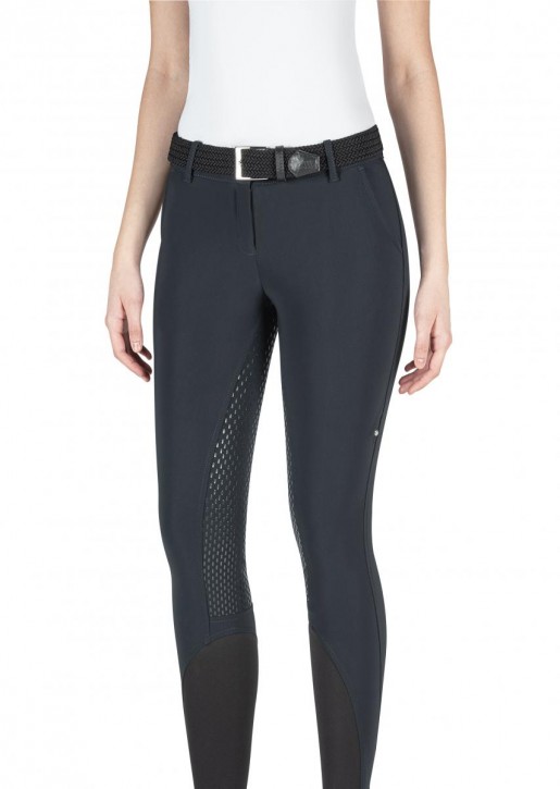 Equiline Damen Vollgrip Reithose Julik schwarz 42 (IT 46)