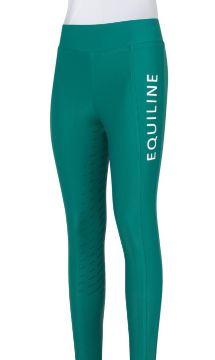 Equiline Damen Volllgrip Softshell Reitleggings CHUNF Pepper green