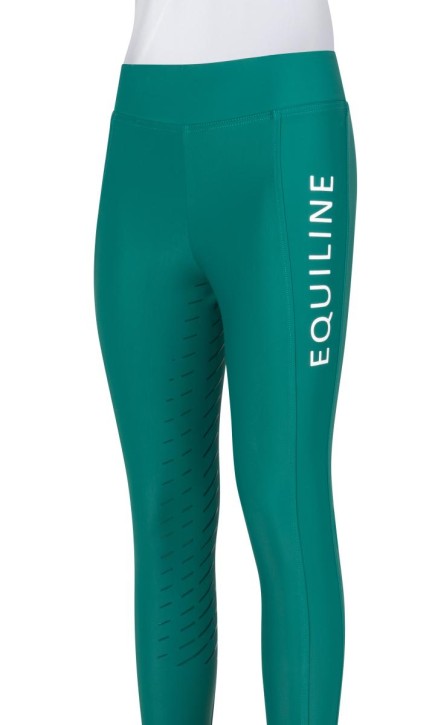 Equiline Reitleggings CHUNK Kniegrip grün gr. M