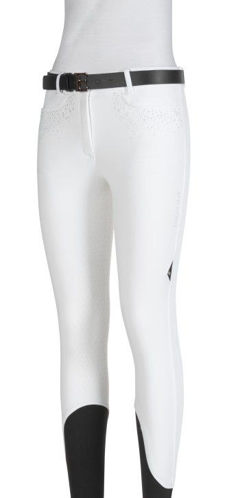 Equiline Damen Reithose Giaiaf Vollgrip weiß