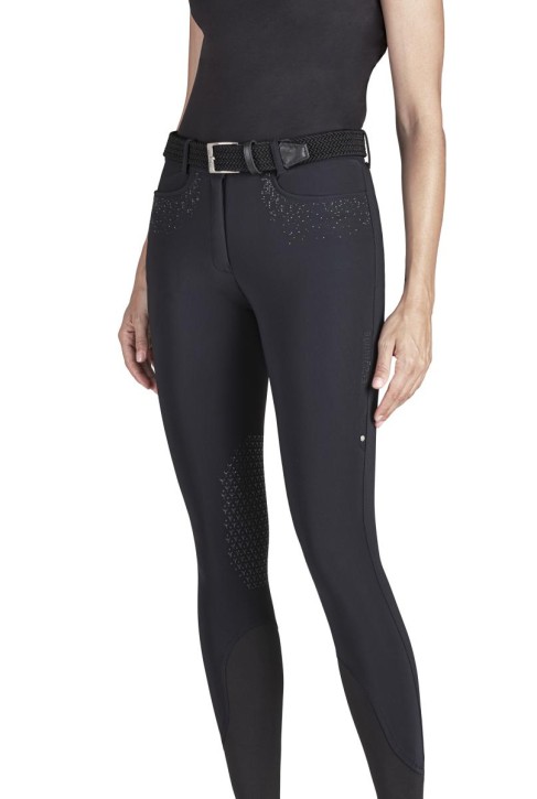 Equiline Damen Reithose Giaiak Kniegrip weiß