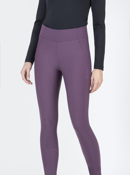 Equiline Damenleggings Gongirf Vollgrip hortensia S