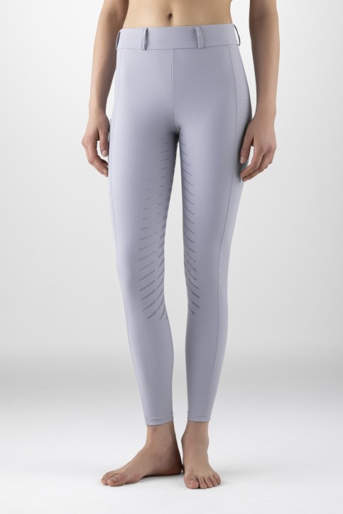 Equiline Damen Vollgrip Reitleggings Ceberfh Lila/Grau