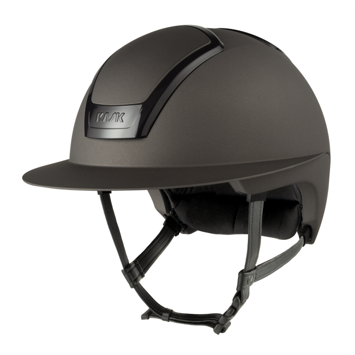 KASK Reithelm NEMESI Wide Peak - Ash Brown Metal