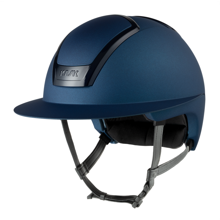 KASK Reithelm NEMESI Wide Peak - Cobalt Blue Metal