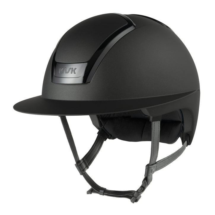 KASK Reithelm NEMESI Wide Peak - Smokey Black Metal