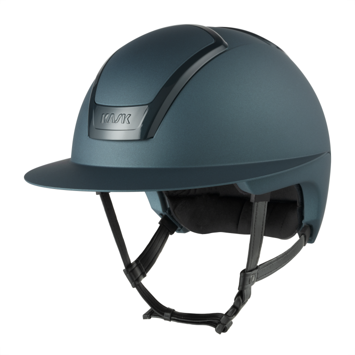 KASK Reithelm NEMESI Wide Peak - Teal Green Metal